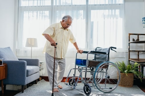 Sillas de ruedas para personas mayores obesas